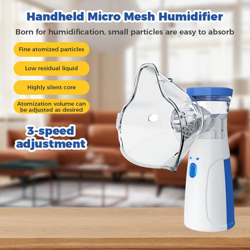 Portable Smart Humidifier with Auto-Cleaning & Dual Modes, Rechargeable Handheld Humidifier for Respiratory Care at Home/Travel, Adult & Kid-Friendly Design