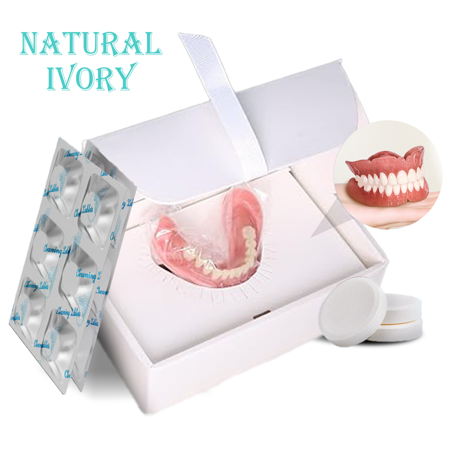 ✅ Made and Shipped from the UK| Skavix™ Suction-fit Complete Denture 🍀